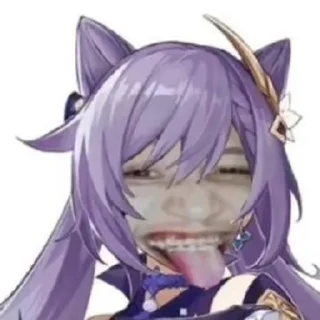 😜 emoji Моськи из геншин by @gihsrstic Telegram sticker 8 of 24