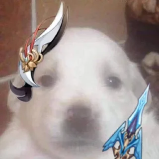 🐶 emoji Моськи из геншин by @gihsrstic Telegram sticker 18 of 24