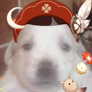 🐶 emoji Моськи из геншин by @gihsrstic Telegram sticker 14 of 24