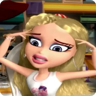 😳 emoji BRATZ Telegram sticker 12 of 73