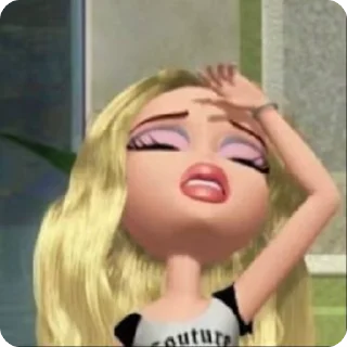 🤦‍♀️ emoji BRATZ Telegram sticker 11 of 73