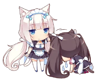 😽 emoji Chocola : @Mokkkay Telegram sticker 21 of 36