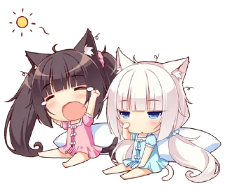 😴 emoji Chocola : @Mokkkay Telegram sticker 24 of 36