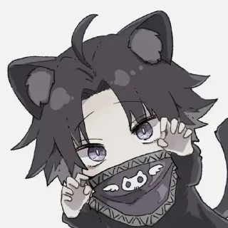 🕷 emoji темпо любит фейтана / feitan Telegram sticker 15 of 34