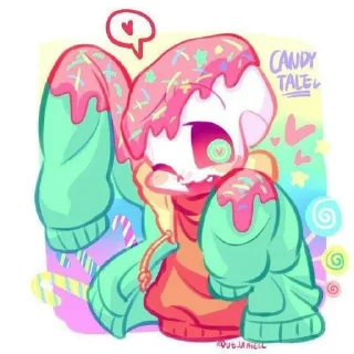 Sticker from Кэнди Санс 🍬🍭