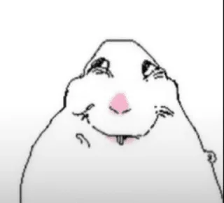 Sticker from Stupid hamsters bewilly