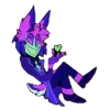 🤩 emoji chibi alastor! @melroyale @TgEmodziBot Telegram sticker 6 of 36