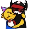 🫂 emoji Regretevator emotes by viperpaws (Tumblr) Telegram sticker 21 of 42