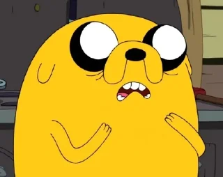 😦 emoji Jake the Dog Telegram sticker 23 of 69