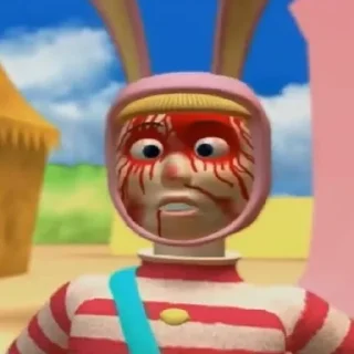 🩸 emoji Popee The Performer Telegram sticker 8 of 33
