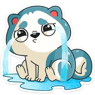 😭 emoji Тео (@TgSticker) Telegram sticker 6 of 48