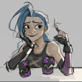 🙂 emoji ~Jinx~🎞 Telegram sticker 13 of 14
