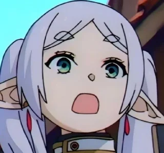 😯 emoji Фрірен Telegram sticker 12 of 25