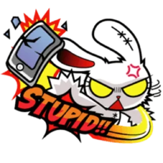 📱 emoji Bloody Bunny Telegram sticker 21 of 40