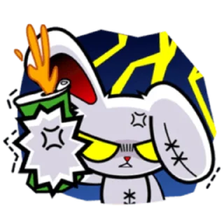 🥤 emoji Bloody Bunny Telegram sticker 15 of 40