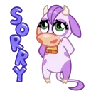 🙄 emoji Milka Telegram sticker 6 of 20