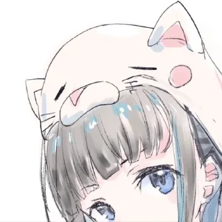 🐈 emoji ꒰ 🐰💗 ꒱ by @ehwhy Telegram sticker 17 of 27