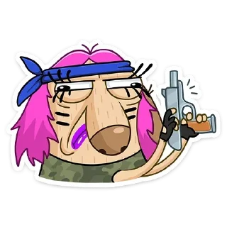 🔫 emoji Леди Ди • @StickEmojiBook Telegram sticker 13 of 41