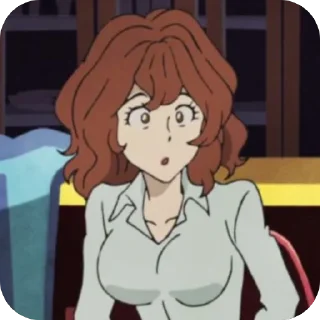 🍸 emoji Fujiko Mine/Lupin 3 Telegram sticker 19 of 120