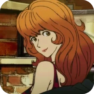 🍸 emoji Fujiko Mine/Lupin 3 Telegram sticker 9 of 120