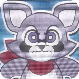 Sticker from Rembly the raccoon от @renoriiii