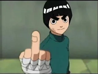 🖕 emoji naruto 🍥 Telegram sticker 11 of 94