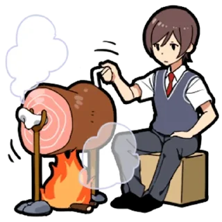 🤍 emoji Femboy Telegram sticker 11 of 40