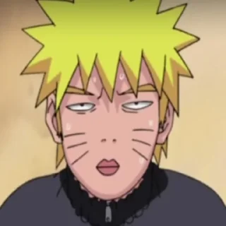 😐 emoji naruto mood faces Telegram sticker 8 of 26