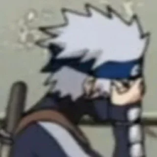 🫠 emoji naruto mood faces Telegram sticker 13 of 26