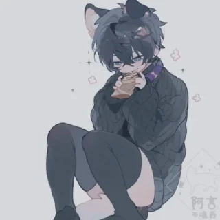 😋 emoji ANIME/BOYS Telegram sticker 18 of 57