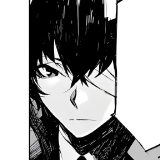 🥃 emoji Osamu Dazai || Beast ≈ @wujsed Telegram sticker 1 of 48