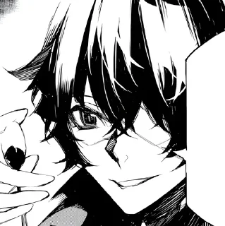 🥃 emoji Osamu Dazai || Beast ≈ @wujsed Telegram sticker 15 of 48