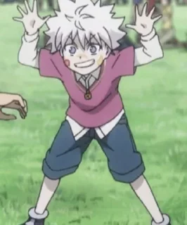 🌟 emoji Killua:hunter x hunter Telegram sticker 13 of 41