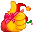Sticker from Christmas Elf