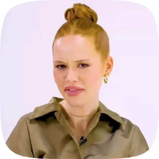 🕯 emoji Madelaine Petsch by @eliafy Telegram sticker 12 of 27
