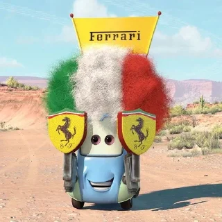 Sticker from ferrari memes: c² edition