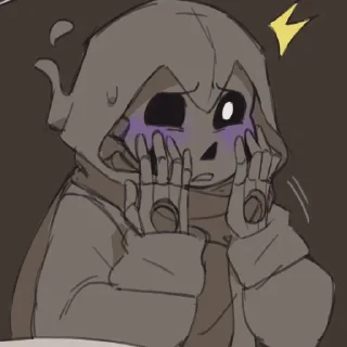 🤍 emoji ❦ goth sans by @Xchara_R34 ❦ Telegram sticker 9 of 94