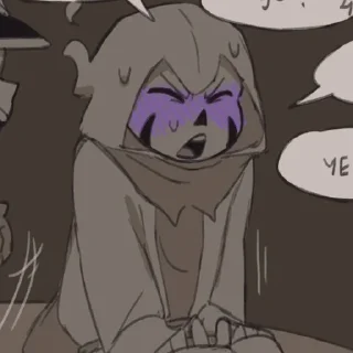 🤍 emoji ❦ goth sans by @Xchara_R34 ❦ Telegram sticker 14 of 94