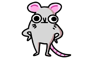 🤨 emoji Крысюк без текста @stickers_vk Telegram sticker 17 of 48