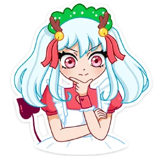 🤔 emoji Алекса Клаус (@TgSticker) Telegram sticker 17 of 48