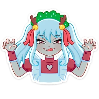😋 emoji Алекса Клаус (@TgSticker) Telegram sticker 14 of 48