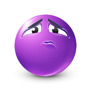 😣 emoji purplemoji Telegram sticker 17 of 98