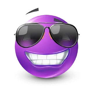 😎 emoji purplemoji Telegram sticker 15 of 98