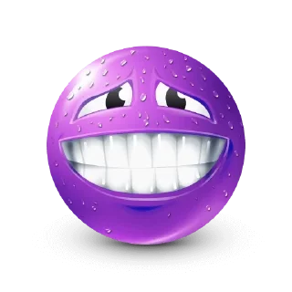 😥 emoji purplemoji Telegram sticker 6 of 98