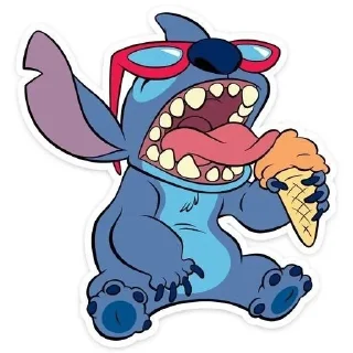 😋 emoji Стич Telegram sticker 4 of 21