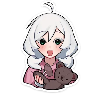 👋 emoji оля без надписей @stickwithouttext Telegram sticker 1 of 48