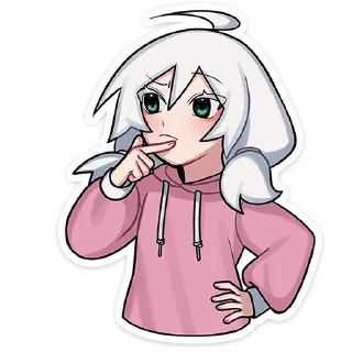 🤔 emoji оля без надписей @stickwithouttext Telegram sticker 6 of 48