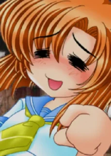 Sticker from higurashi