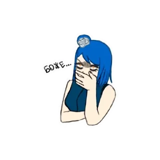 🫣 emoji ChuvaLG — Konan, Naruto Telegram sticker 8 of 9