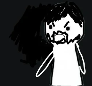 Sticker from boy